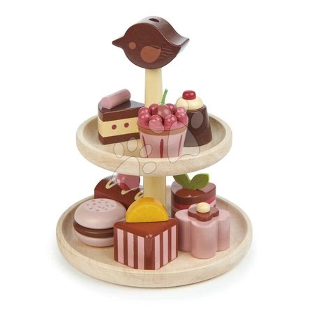 Fa játékkonyhák - Fa csokis sütemények Chocolate Bonbons Tender Leaf Toys - 1