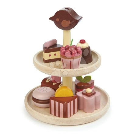 Bucătării de jucărie - Prăjituri de ciocolată din lemn Chocolate Bonbons Tender Leaf Toys_1