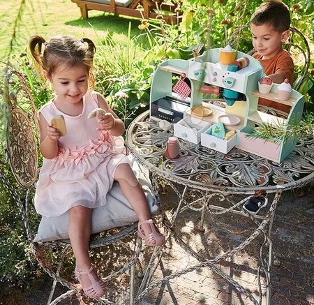 Drewniane kuchnie - Czajnik drewniany Birdie Tea set Tender Leaf Toys - 2