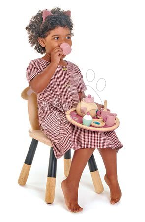 Drewniane kuchnie - Czajnik drewniany Birdie Tea set Tender Leaf Toys - 6