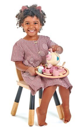 Drewniane kuchnie - Czajnik drewniany Birdie Tea set Tender Leaf Toys - 4