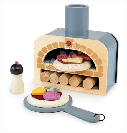 Spielküchen aus Holz - Pizzaofen aus Holz Make Me a Pizza! Tender Leaf Toys - 1