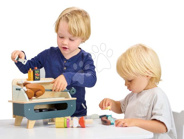 Ab 3 bis 6 Jahren - Holz-Grill Barbecue Spielset Tender Leaf Toys - 9