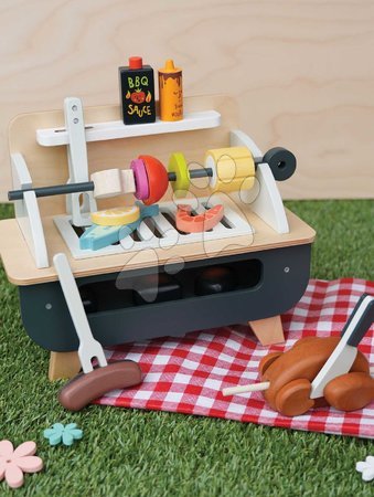 Ab 3 bis 6 Jahren - Holz-Grill Barbecue Spielset Tender Leaf Toys - 3