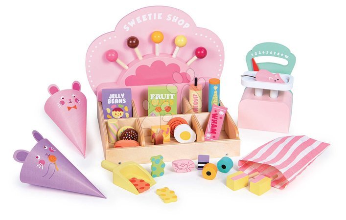 Ab 3 bis 6 Jahren - Holz-Süßigkeitenladen Sweetie Pic'N'Mix Shop Tender Leaf Toys_1