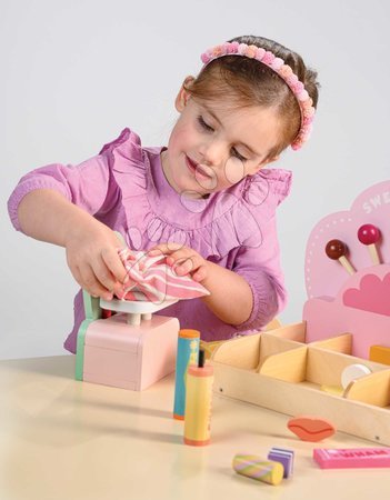 Holz-Kaufläden für Kinder - Holz-Süßigkeitenladen Sweetie Pic'N'Mix Shop Tender Leaf Toys - 10