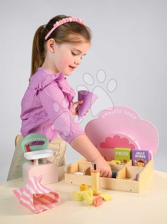 Holz-Kaufläden für Kinder - Holz-Süßigkeitenladen Sweetie Pic'N'Mix Shop Tender Leaf Toys - 11