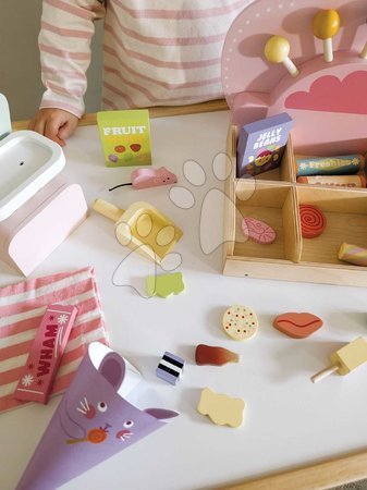 Holz-Kaufläden für Kinder - Holz-Süßigkeitenladen Sweetie Pic'N'Mix Shop Tender Leaf Toys - 3