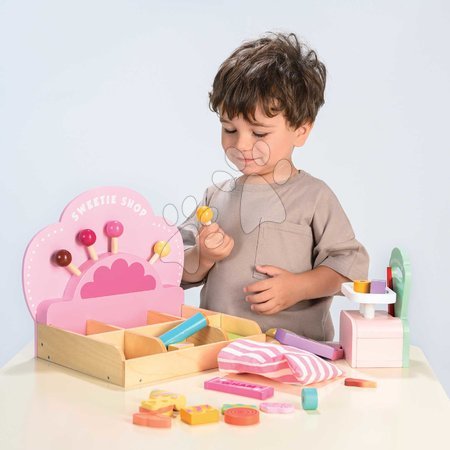 Holz-Kaufläden für Kinder - Holz-Süßigkeitenladen Sweetie Pic'N'Mix Shop Tender Leaf Toys - 12