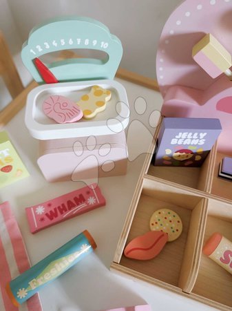Holz-Kaufläden für Kinder - Holz-Süßigkeitenladen Sweetie Pic'N'Mix Shop Tender Leaf Toys - 4