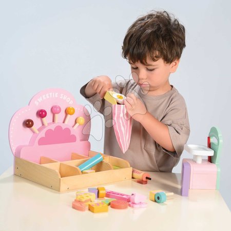 Holz-Kaufläden für Kinder - Holz-Süßigkeitenladen Sweetie Pic'N'Mix Shop Tender Leaf Toys - 13