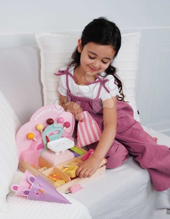 Holz-Kaufläden für Kinder - Holz-Süßigkeitenladen Sweetie Pic'N'Mix Shop Tender Leaf Toys - 16