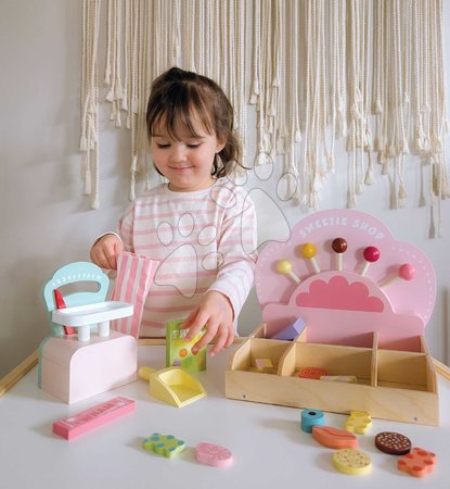 Holz-Kaufläden für Kinder - Holz-Süßigkeitenladen Sweetie Pic'N'Mix Shop Tender Leaf Toys - 17