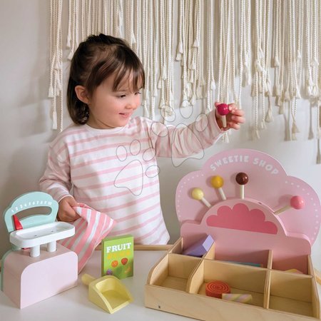 Holz-Kaufläden für Kinder - Holz-Süßigkeitenladen Sweetie Pic'N'Mix Shop Tender Leaf Toys - 18
