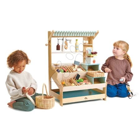 Lesene igrače Tender Leaf Toys - Lesena trgovina z lučkami General Stores Tender Leaf Toys_1