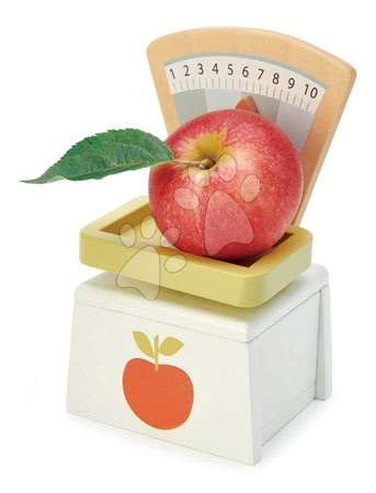 Drewniane sklepy dla dzieci - Waga drewniana Market Scales Tender Leaf Toys - 3