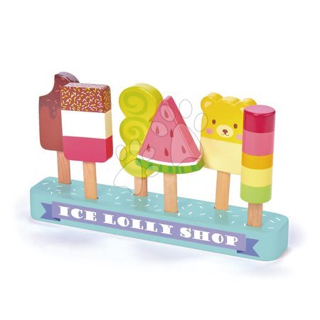 Dřevěné kuchyňky - Dřevěné nanuky Ice Lolly Shop Tender Leaf Toys