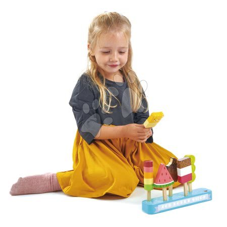 Drewniane kuchnie - Drewniane lody Ice Lolly Shop Tender Leaf Toys - 9