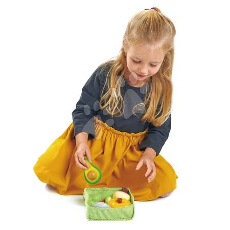 Bucătării de jucărie din lemn - Legume din lemn  Veggie Crate Tender Leaf Toys - 2