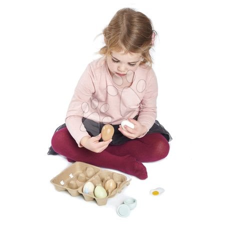 Lesene igrače - Lesena jajčka Wooden Eggs Tender Leaf Toys_1