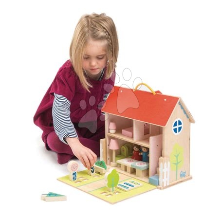 Fa babaházak  - Fa babaház Dolls house Tender Leaf Toys - 2