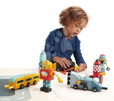 Jocuri de construit din lemn Tender Leaf - Joc de construit rachetă din lemn Rocket Construction Tender Leaf Toys - 12