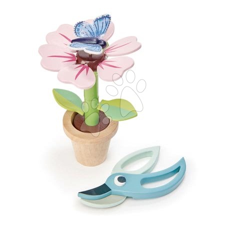 Drvene igračke - Drveni cvijet u lončanici Blossom Flowerpot Tender Leaf Toys