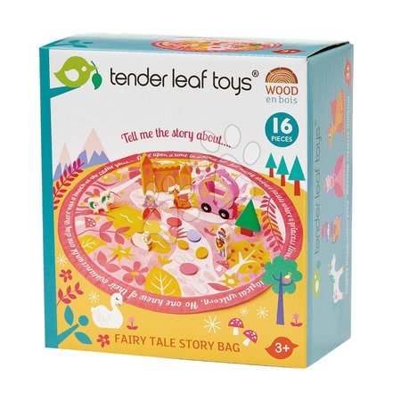 Drewniane zabawki edukacyjne - Kraina Drewna z Księżniczką Baśń o Czarującym Worku Tender Leaf Toys - 2