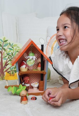 Holzpuppenhäuser - Holznest Robin’s Nest Box  Tender Leaf Toys - 11