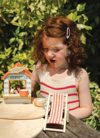 Holzpuppenhäuser - Holzstrand-Imbiss Sandy’s Beach Hut Tender Leaf Toys - 28