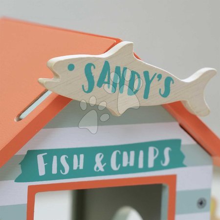 Holzpuppenhäuser - Holzstrand-Imbiss Sandy’s Beach Hut Tender Leaf Toys - 18