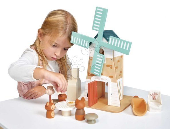 Holzpuppenhäuser - Holzwindmühle Penny Windmill Tender Leaf Toys - 2