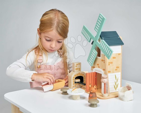 Holzpuppenhäuser - Holzwindmühle Penny Windmill Tender Leaf Toys - 5