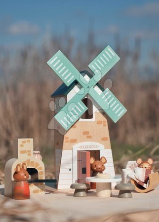 Holzpuppenhäuser - Holzwindmühle Penny Windmill Tender Leaf Toys - 6