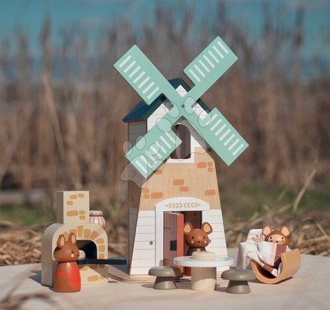 Holzpuppenhäuser - Holzwindmühle Penny Windmill Tender Leaf Toys - 10