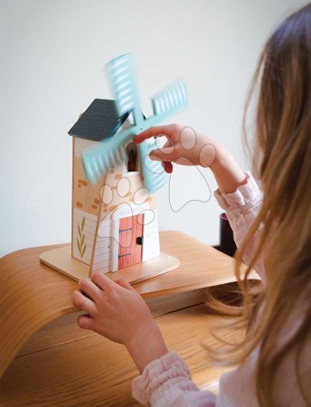 Holzpuppenhäuser - Holzwindmühle Penny Windmill Tender Leaf Toys - 16