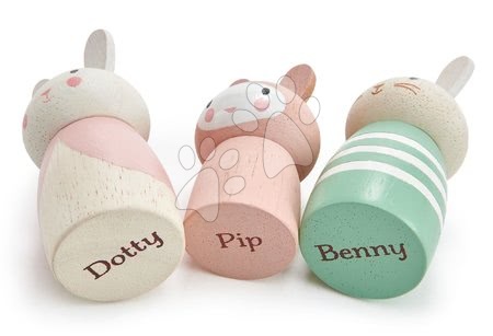 Holzhäuser für Puppen - Hasenfamilie aus Holz Bunny Tales Tender Leaf Toys_1