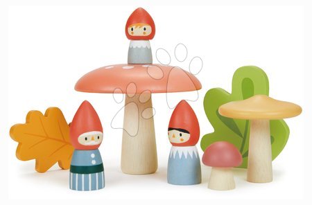 Játékok 3 - 6 éves gyerekeknek - Fa törp család Woodland Gnome Family Tender Leaf Toys