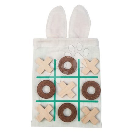 Dřevěné naučné hry - Dřevěná logická hra Tic Tac Toe Tender Leaf Toys - 1