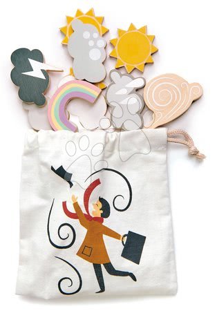 Juegos de aprendizaje de madera - Estación meteorológica de madera Weather Watch Tender Leaf Toys_1
