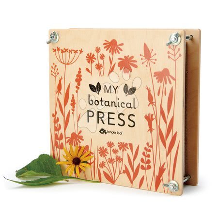 Jocuri educative din lemn - Ierbar din lemn My Botanical Press Tender Leaf Toys - 1