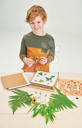 Jocuri educative din lemn - Ierbar din lemn My Botanical Press Tender Leaf Toys - 2