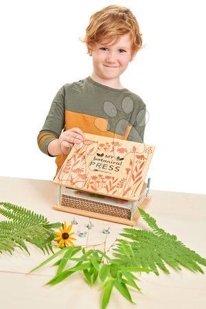 Jocuri educative din lemn - Ierbar din lemn My Botanical Press Tender Leaf Toys - 4
