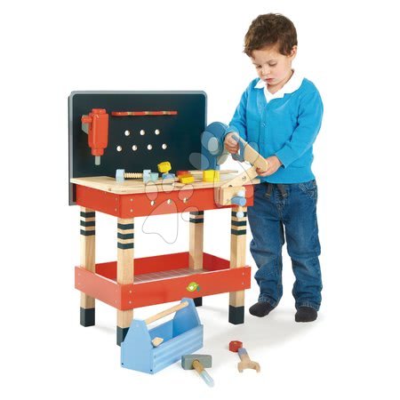 Drevená detská dielňa a náradie - Drevená pracovná dielňa TenderLeaf Tool Bench Tender Leaf Toys_1