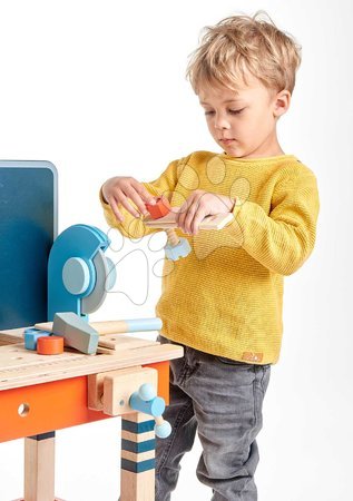 Holz-Werkbank für Kinder und Werkzeug - Holz-Werkstatt  Tender Leaf Toys - 3