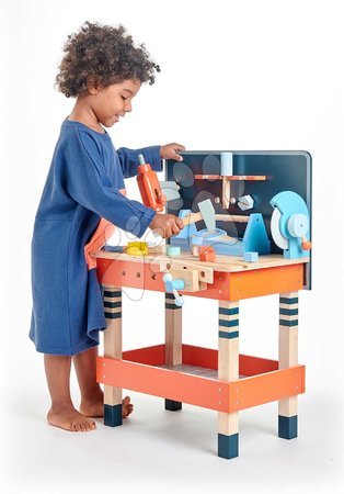 Holz-Werkbank für Kinder und Werkzeug - Holz-Werkstatt  Tender Leaf Toys - 7