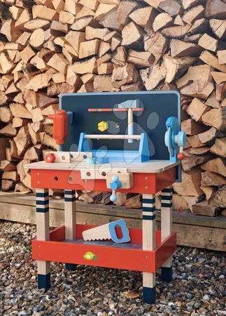 Holz-Werkbank für Kinder und Werkzeug - Holz-Werkstatt  Tender Leaf Toys - 9