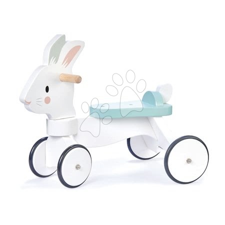 Babytaxiuri din lemn - Babytaxiu din lemn iepure care aleargă Running Rabbit Ride on Tender Leaf Toys