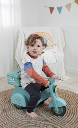 Rutschfahrzeuge aus Holz - Holzlaufrad Delivery Scooter – Essenslieferung von Tender Leaf Toys - 10
