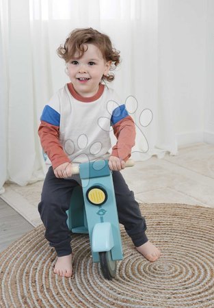 Rutschfahrzeuge aus Holz - Holzlaufrad Delivery Scooter – Essenslieferung von Tender Leaf Toys - 11